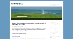 Desktop Screenshot of blog.golfhelptips.com